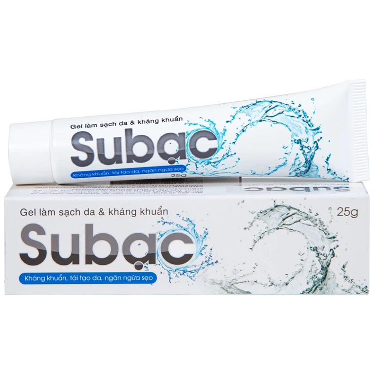 Gel làm sạch da & kháng khuẩn Subạc – Tuýp 25g