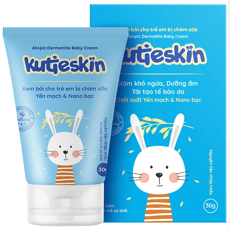 Kem bôi cho bé Kutieskin trị chàm sữa, dưỡng ẩm – Hộp 30g