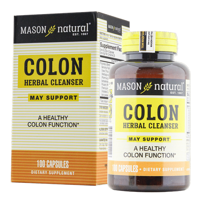 Viên uống Herbal Colon Cleanser – Hộp 60 viên