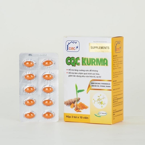 Viên uống CQC-Kurma – Hộp 30 viên