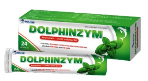 Viên ngậm Dolphinzym – Hộp 24 viên