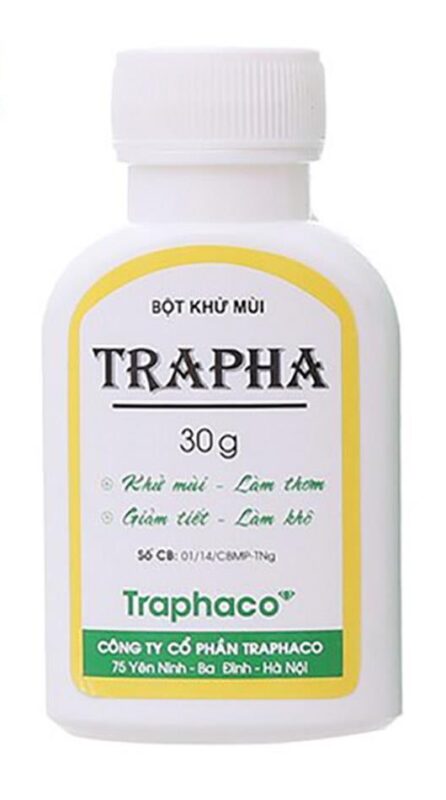 Bột khử mùi Trapha – Lọ 30g
