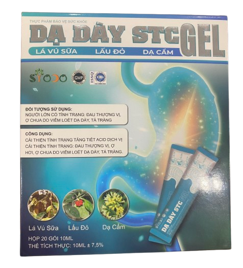 Gel dạ dày STC – Hộp 20 gói x 10ml