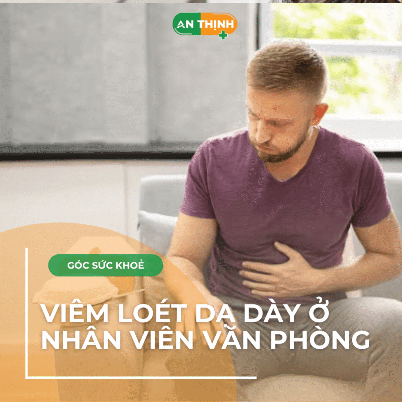 Viêm loét dạ dày ở dân văn phòng: Cảnh báo từ Stress và thói quen ăn uống